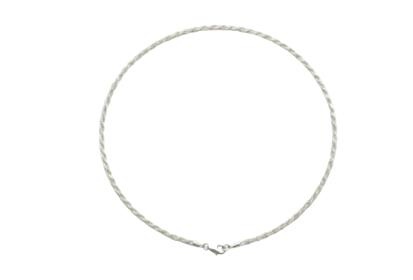 Sterling Silver Twisted Necklace