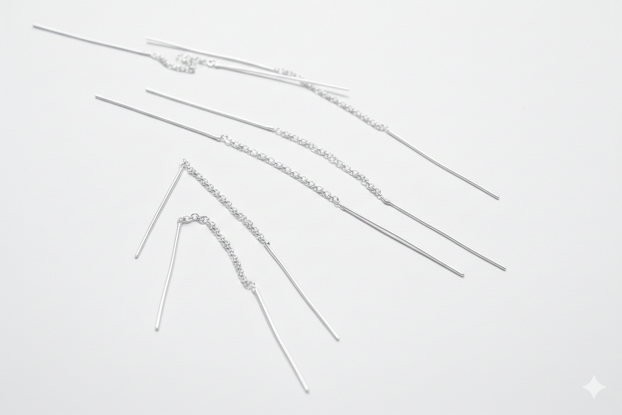 Sterling Silver Threader Earrings