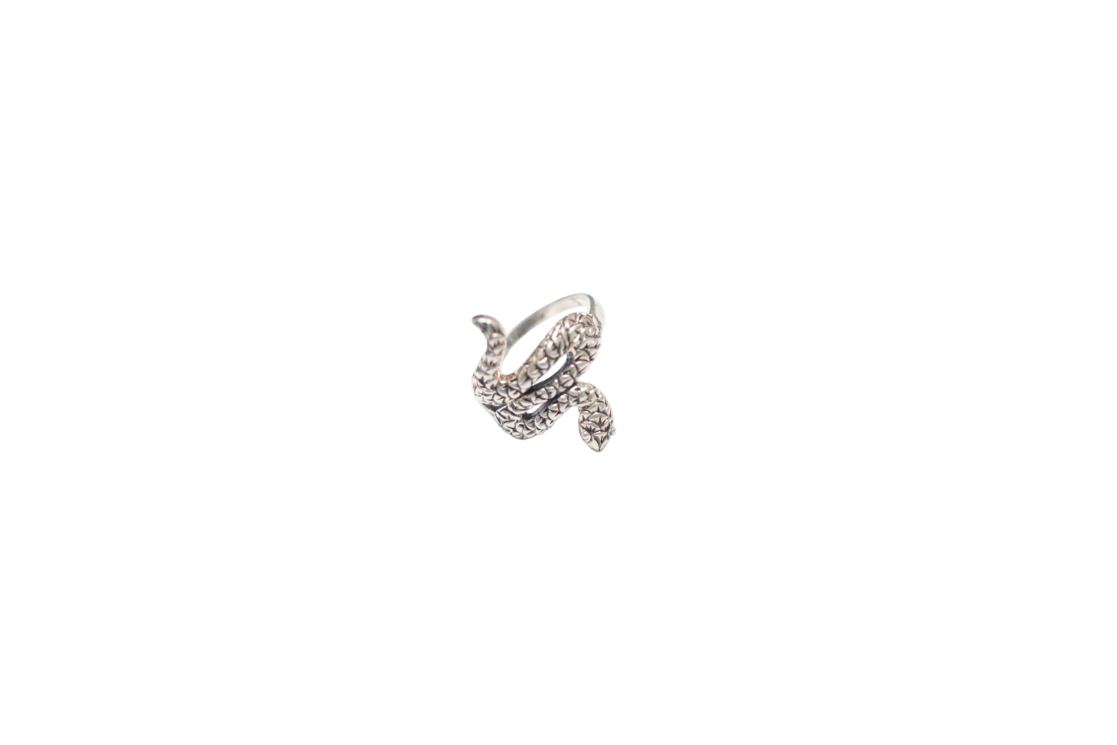 Sterling Silver Snake Ring