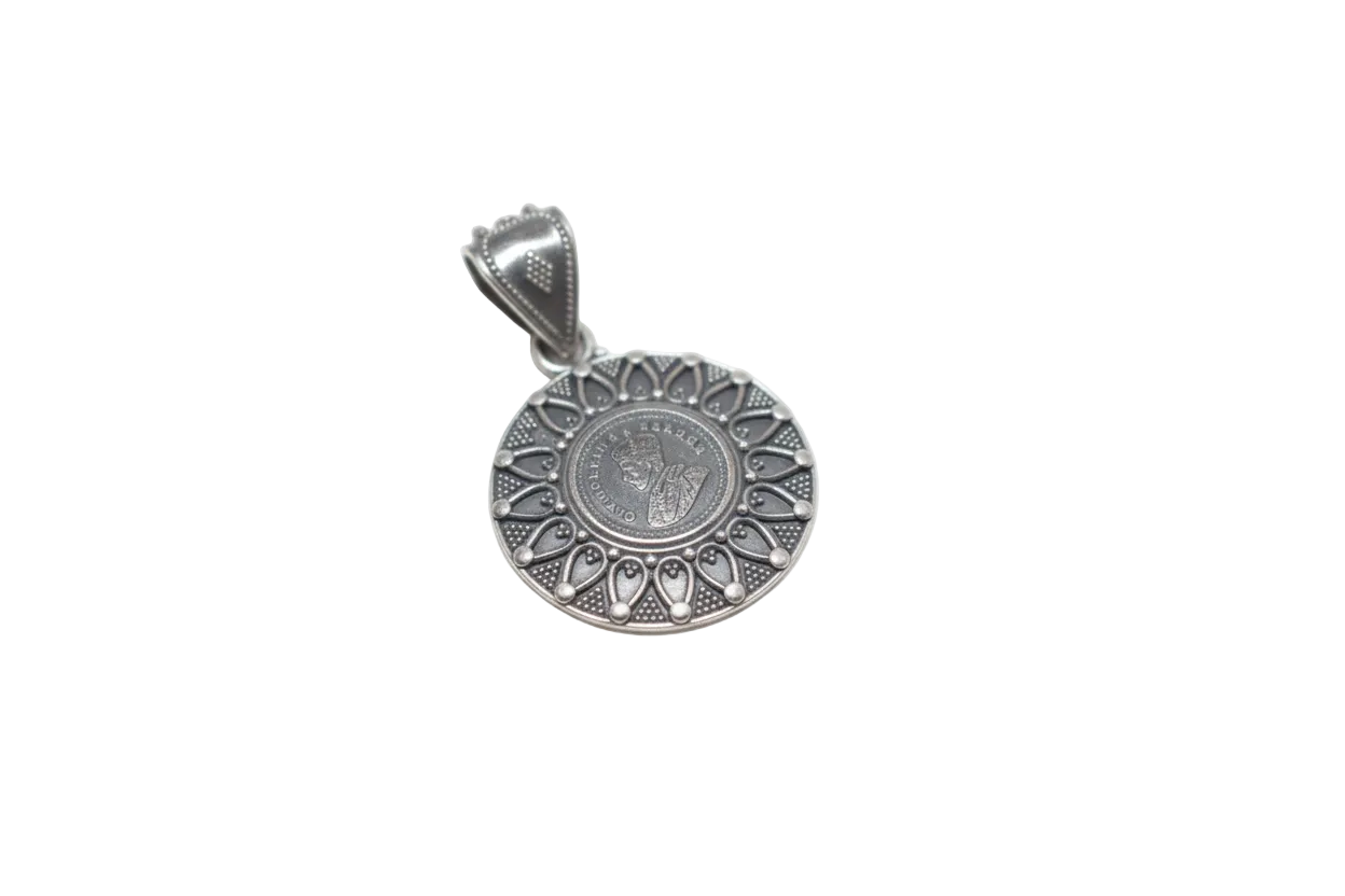 Coin Sterling Silver Pendant