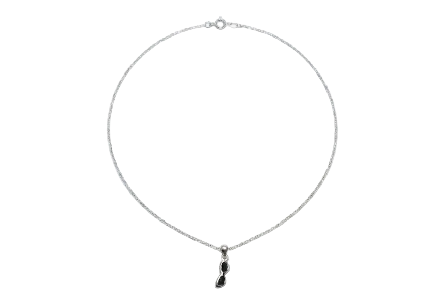 Sterling Silver Sunglasses Charm Necklace