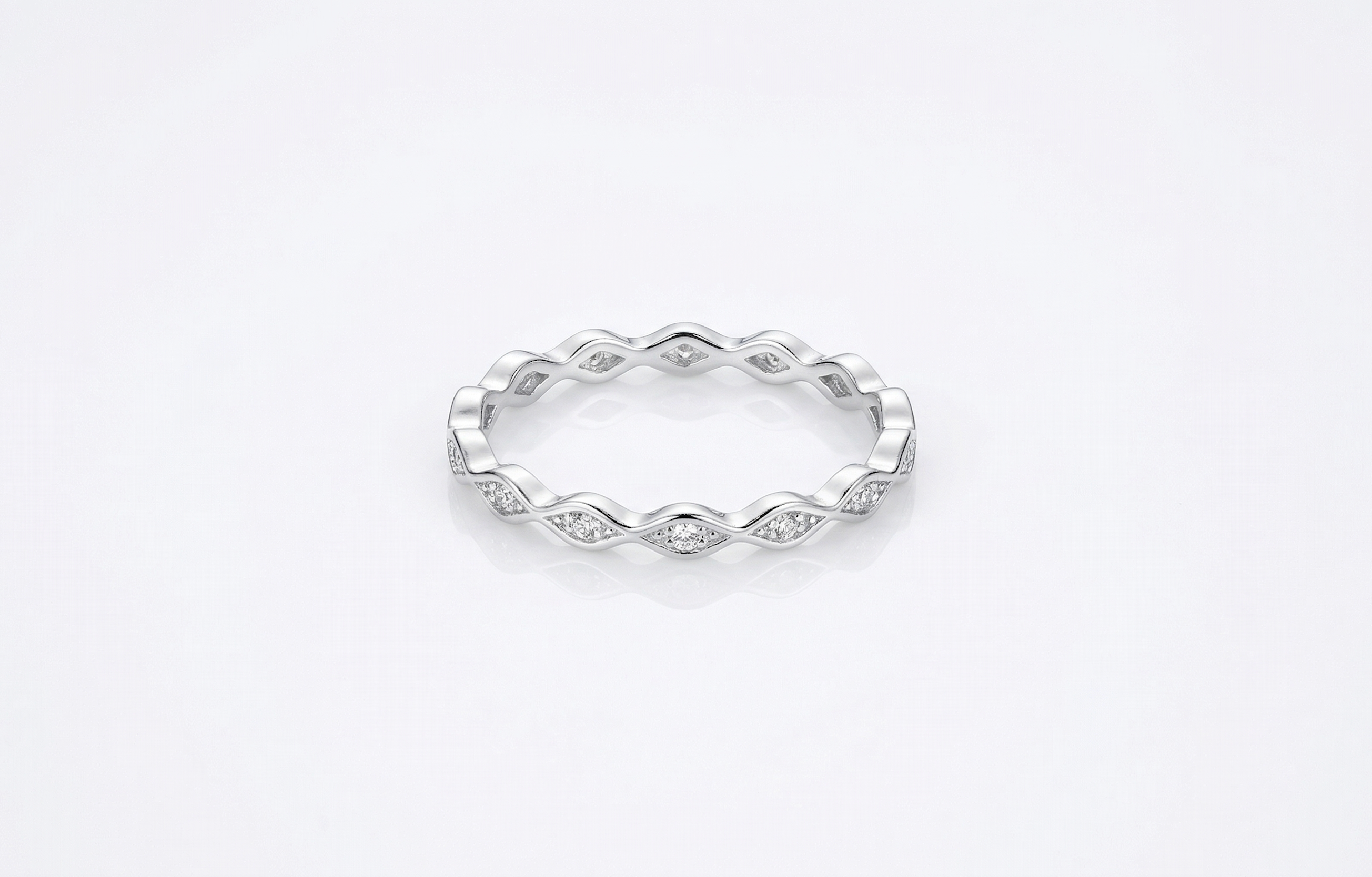 Sterling Silver Eye Ring